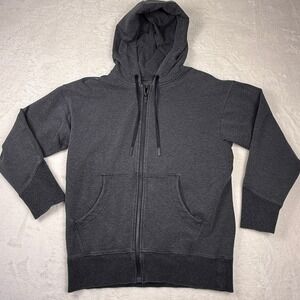 Lululemon Gray Full‎ Zip Hoodie Jacket Women's Size 4 Athleisure Activewear